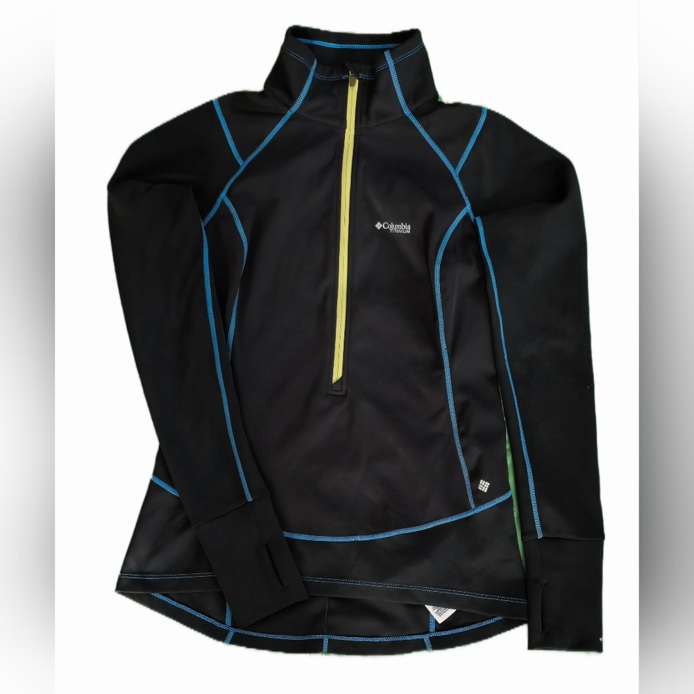 Columbia Titanium Jacket with Blue Accents